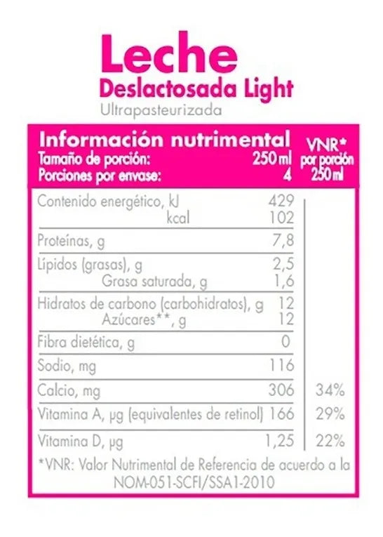 Kirkland Signature Lactose-Free Light Milk (12-pack, 1 L each)