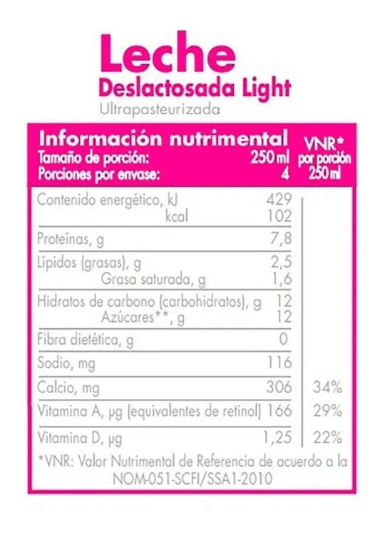 Kirkland Signature Lactose-Free Light Milk (12-pack, 1 L each)