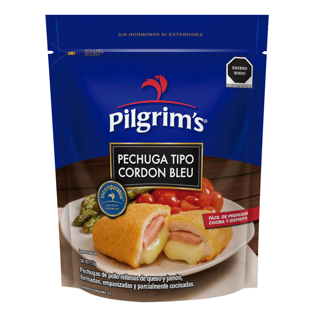 Pilgrim's Cordon Bleu Style Stuffed Chicken Breast (1.5 kg)