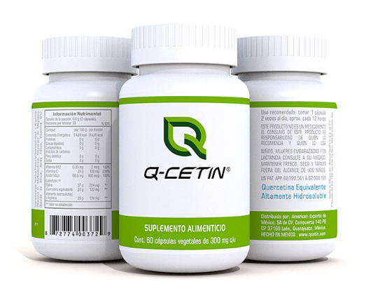 Q-CETIN Antioxidant Dietary Supplement (60 capsules, 300 mg each)