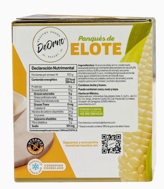 Deorno Butter Cornbread (1.4 kg)