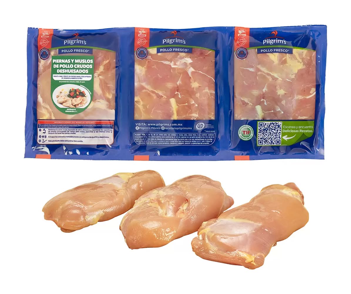 Pilgrims Chicken Thighs With Skin and Bone 3.3 kg