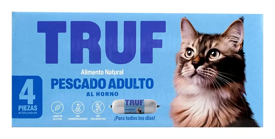 TRUF Natural Baked Cat Food, Fish, Adult 4 /200g