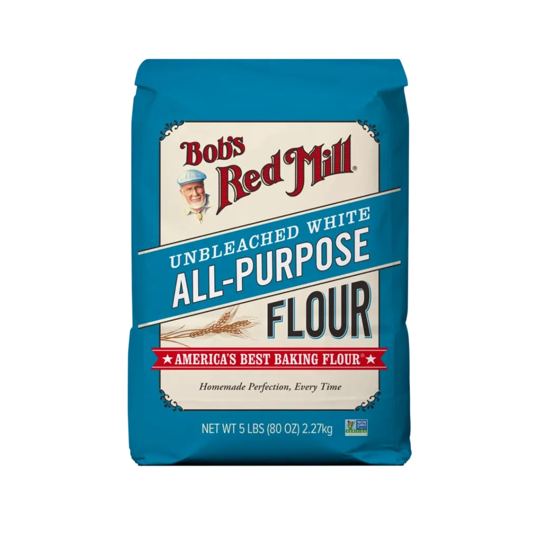 Bob's Red Mill Organic Unbleached White Flour (2.27 kg / 5 lbs)