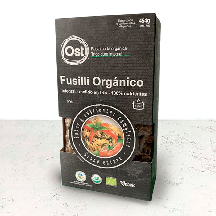 Ost Gourmet Organic Whole Wheat Fusilli - 454 g (1 lb) bag