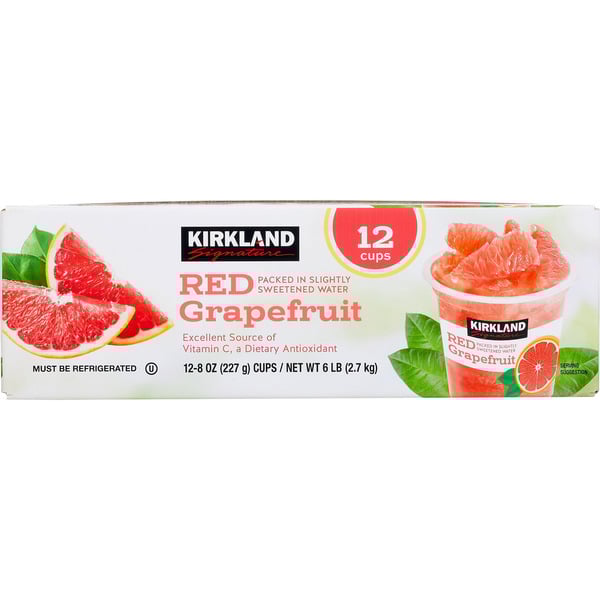 Kirkland Signature Red Grapefruit Cups, 8 oz, 12-count