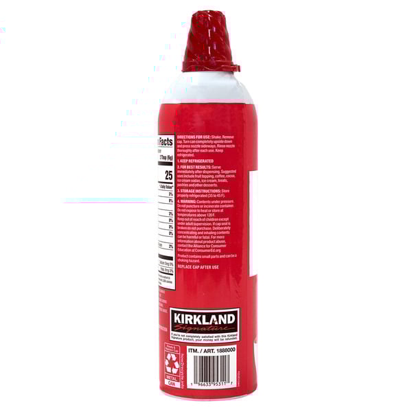 Kirkland Signature Heavy Whipped Cream, 15 oz, 3-count