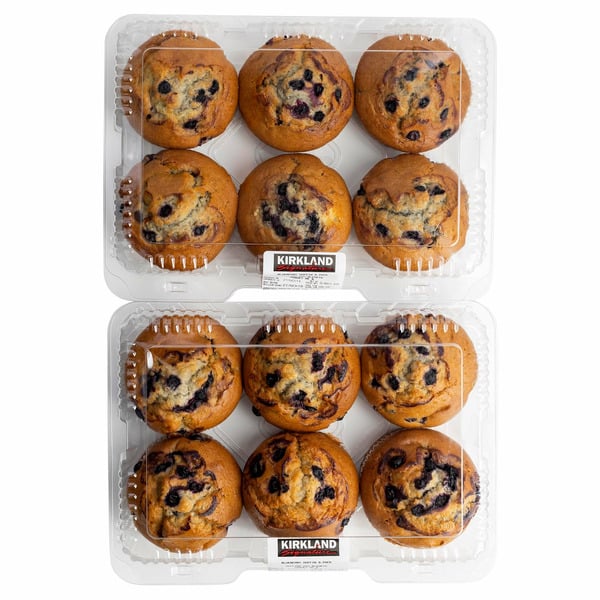 Kirkland Signature Blueberry Muffins 2/6