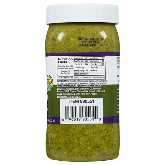 Kirkland Signature Imported Basil Pesto, 22 oz