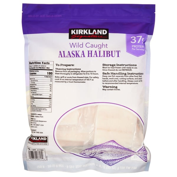 Kirkland Signature Wild Caught Alaska Halibut