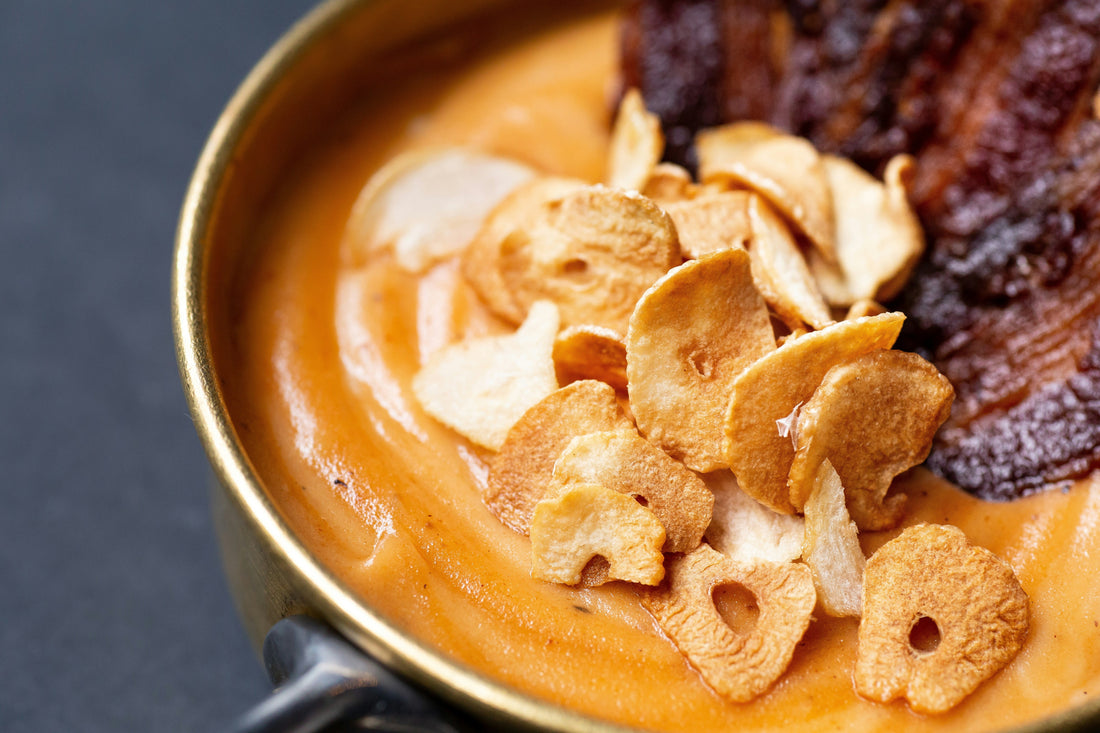 🍲 Creamy Pumpkin & Carrot Soup with Ginger