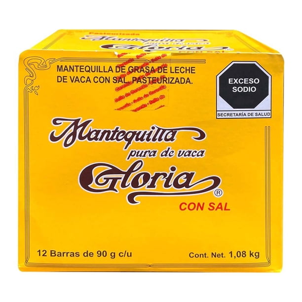 Gloria Salted Butter – Pack of 12 (90g / 3.17 oz each)