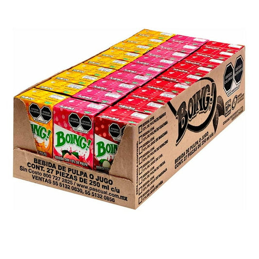 Boing Fruit Juice Drinks - Assorted Flavors Mini Pack 27/255ml