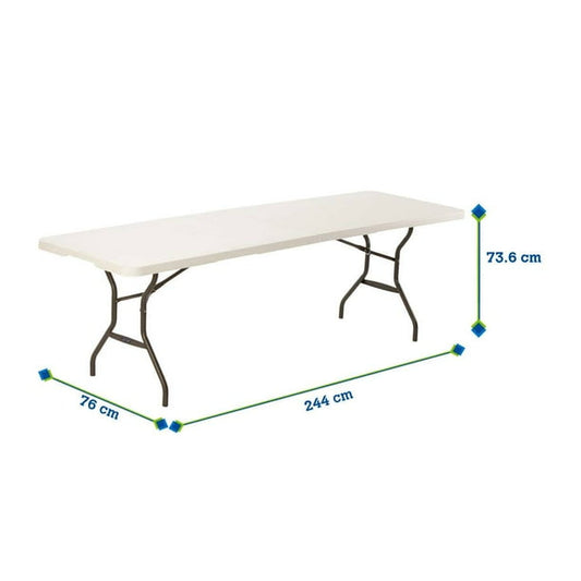 Lifetime 8-Foot Fold-in-Half Table