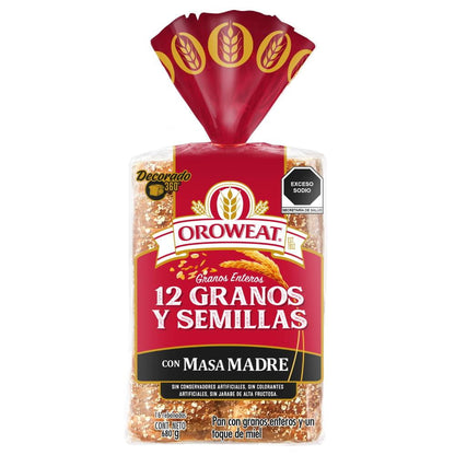 Oroweat 12 Grains Whole Grain Bread, 2-pack (680g each)