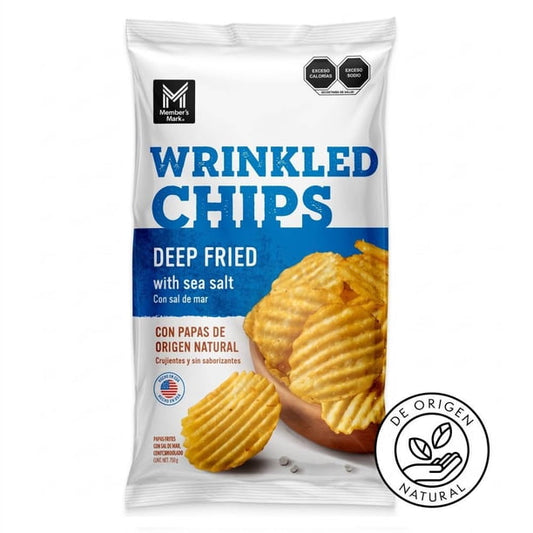 Member's Mark Sea Salt Wavy Potato Chips 750 g