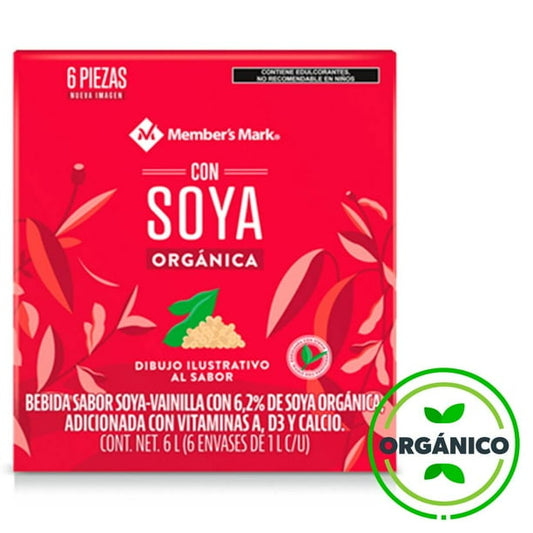 Member's Mark Vanilla Soy-Flavored Drink, 6 / 1L