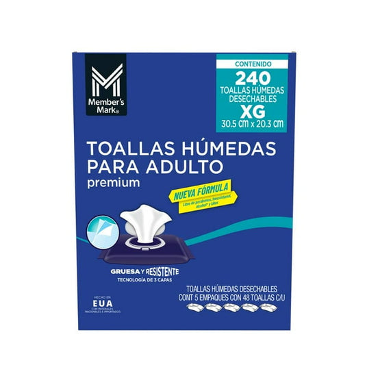 Member's Mark Adult Wet Wipes 240 count