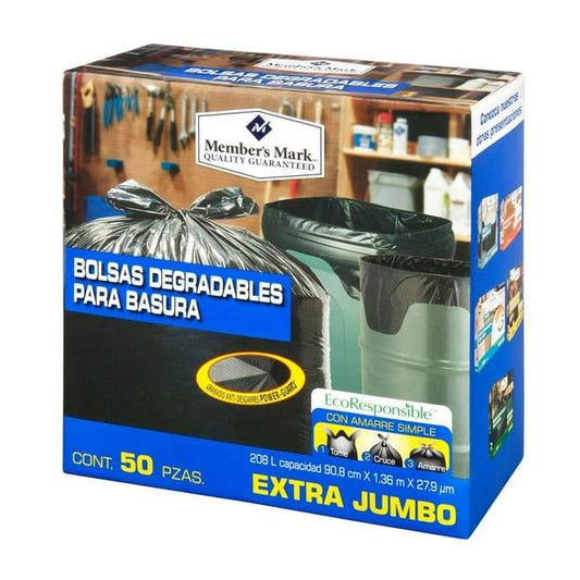 Member's Mark Extra Jumbo Trash Bags 54-Gallon