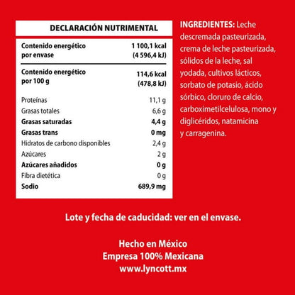 Lyncott Premium Cottage Cheese - 960g (2.1 lbs)