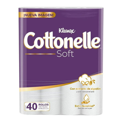 Kleenex Cottonelle Soft Care Toilet Paper 40 Rolls