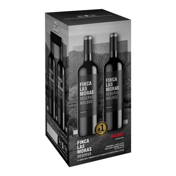 Finca Las Moras Malbec Red Wine, 4-pack