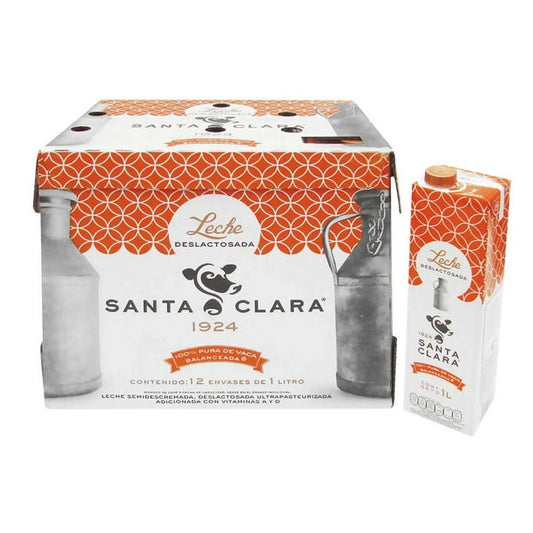 Santa Clara Lactose-Free Milk, 12-pack (1 Liter each)