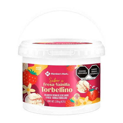 Member's Mark Strawberry-Vanilla Swirl Cream Ice Cream 4.7 L