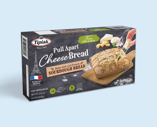 Cheese bread stuffed with cheeses, garlic and herbs 640 g
