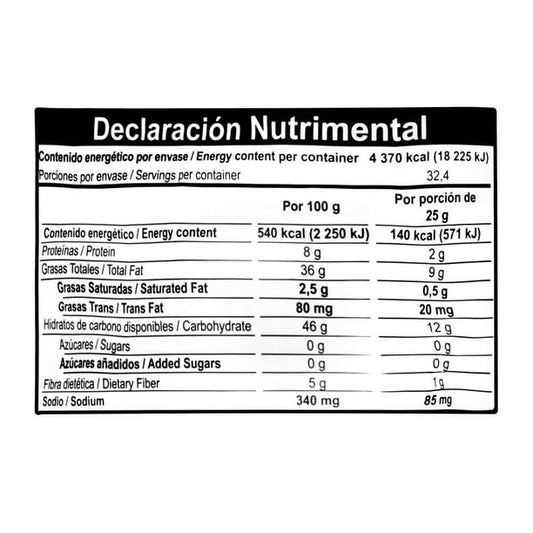 Las Norias Traditional Potato Chips (Snack), 810 g