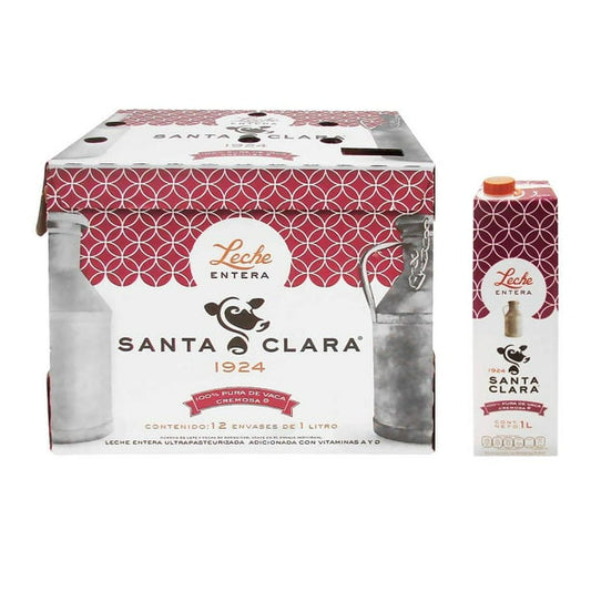 Santa Clara Whole Milk, 12-pack (1 Liter each)