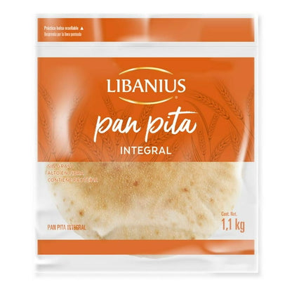 Libanius Whole Wheat Pita Bread, 1.1 kg