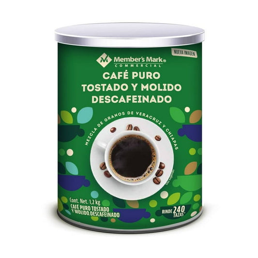 Member's Mark Decaffeinated Ground and Roasted Coffee, Veracruz and Chiapas, 1.2 kg