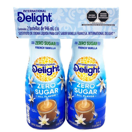 Delight Sugar-Free Vanilla Coffee Creamer (2-pack, 946 ml each)