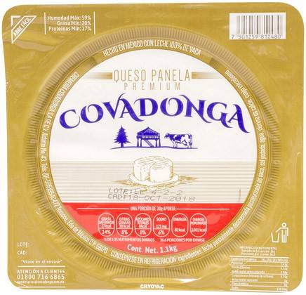 Covadonga Panela Cheese 1.1kg
