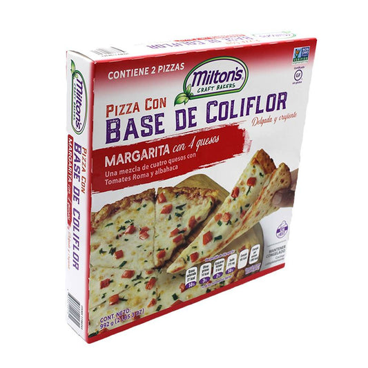 Milton's Cauliflower Crust Margherita Pizza (2-pack, 496 g each)
