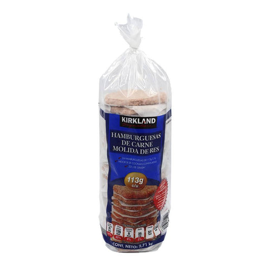 Kirkland Signature Ground Beef Patties 24 ct