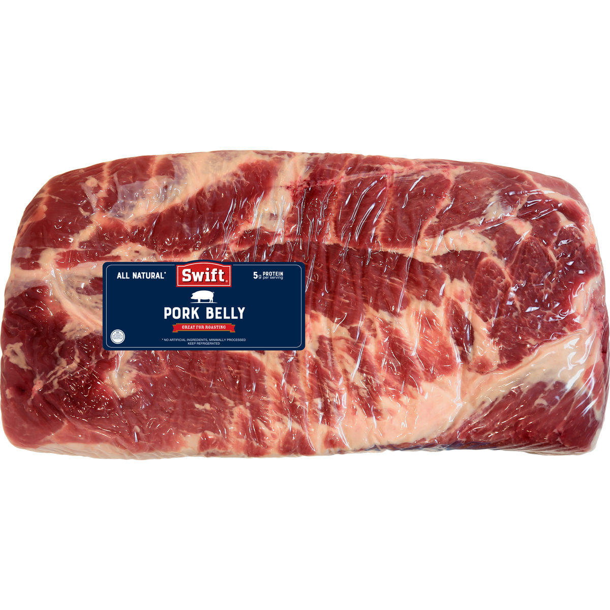 Swift Pork Belly, Skin Off, Boneless 4lbs