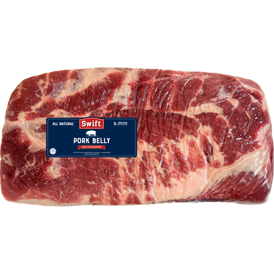 Swift Pork Belly, Skin Off, Boneless 4lbs