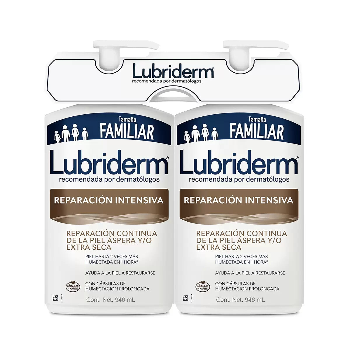 Lubriderm Intensive Repair Body Lotion (2-pack, 946 ml each)