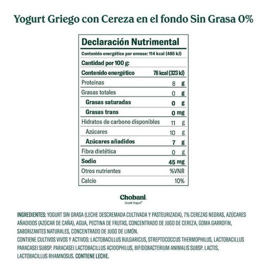 Chobani Blueberry Greek Yogurt -  (Single 150g Cup)