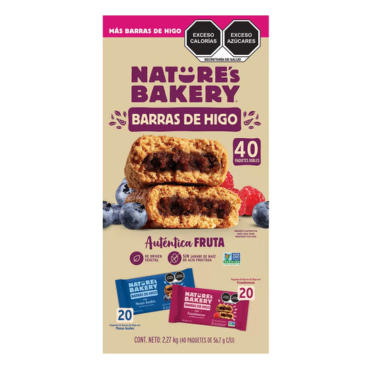 Nature's Bakery Assorted Fig Bars 40 pieces of 56.7 g