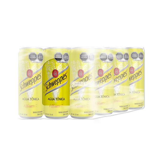 Schweppes Tonic Water, 12 pieces of 355 ml