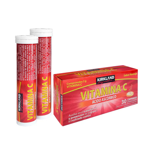 Kirkland Signature Vitamin C 2g with 30 Tablets