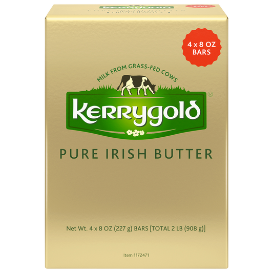 Kerrygold Pure Irish Butter, Salted, 8 oz, 4-count