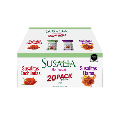 Susalia Healthy Snacks Assortment (20 pieces of 50 g)