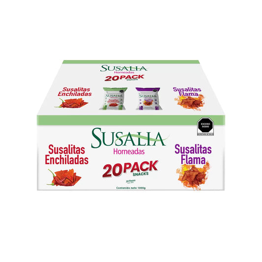 Susalia Healthy Snacks Assortment (20 pieces of 50 g)