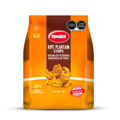 Tumbis Ripe Plantain Strips 700 g