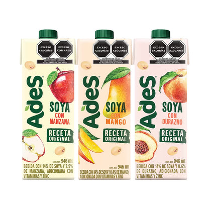 Ades Soy Drink with Fruit Juice 4 / 946 ml