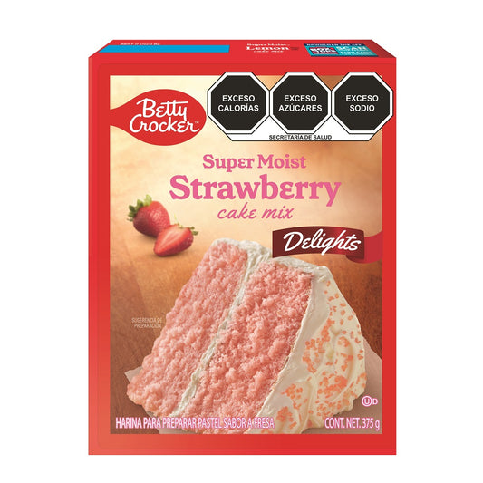 Betty Crocker Strawberry Cake Mix, 375g (13.2 oz)